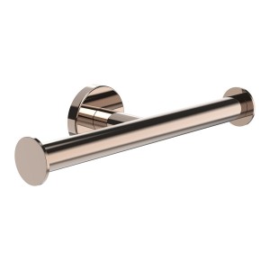 Niara porte-papier toilette double sans couvercle rose gold brossé 245x82x58 mm - LAUFEN H3840621620011 
