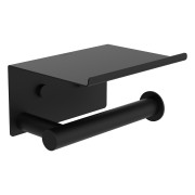 Niara porte-papier toilette avec couvercle titane noir mat 159x112x88 mm - LAUFEN H3840621630031 