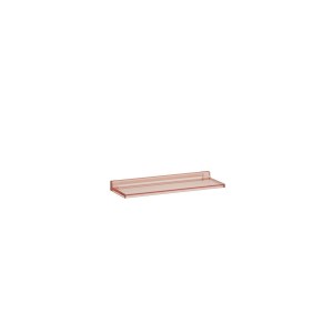 Kartell laufen tablette murale 'shelfish' plastique 450x155x40mm rose poudré - LAUFEN H3853300930001 
