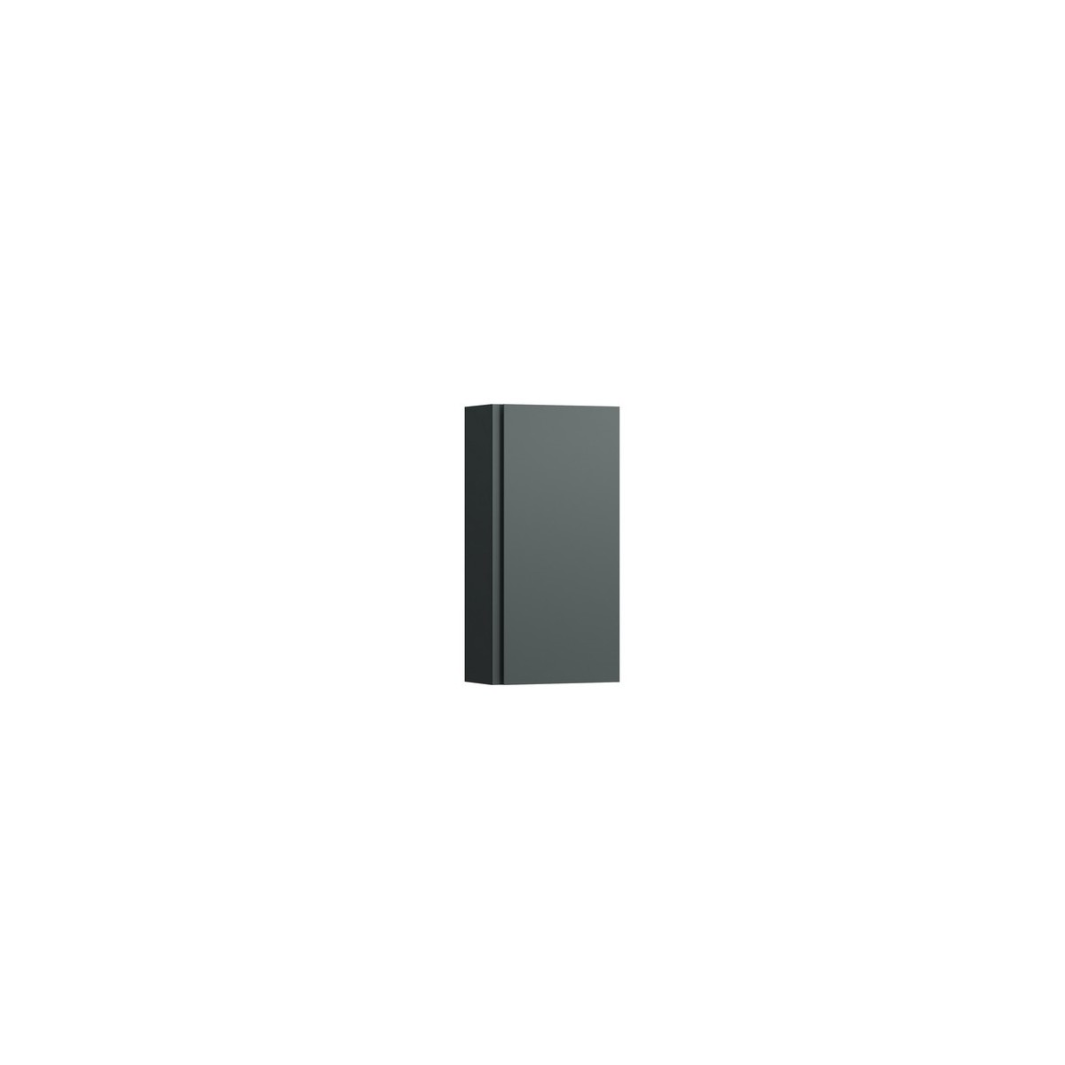 Lani armoire murale 1 porte charnières à droite 355x185x700mm gris traffic - LAUFEN H4037021122661 