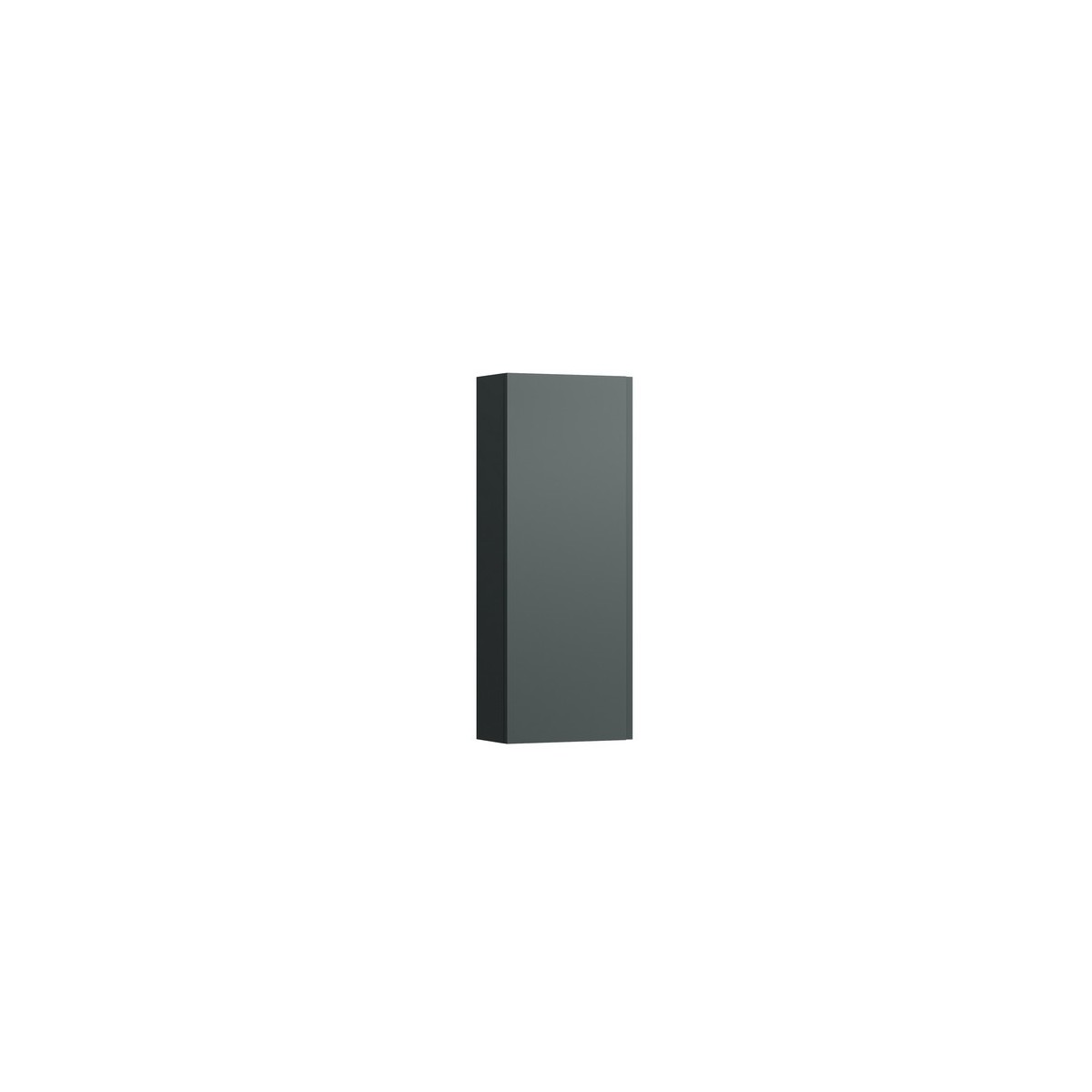 Lani armoire mi-haute 1 porte charnières à gauche 355x185x900mm gris traffic - LAUFEN H4037111122661 