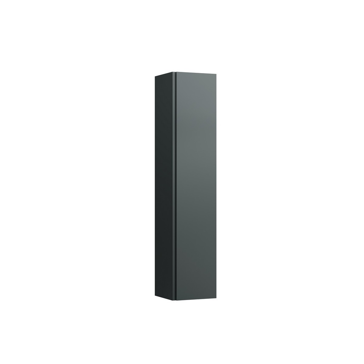 Lani armoire haute 1 porte charnières à droite 355x335x1650mm gris traffic - LAUFEN H4037221122661 