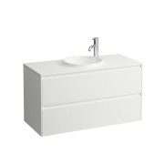 Lani meuble 1000 2 tiroirs compatible avec lav h814075 blc mat 970x440x515 - LAUFEN H4042721122601 