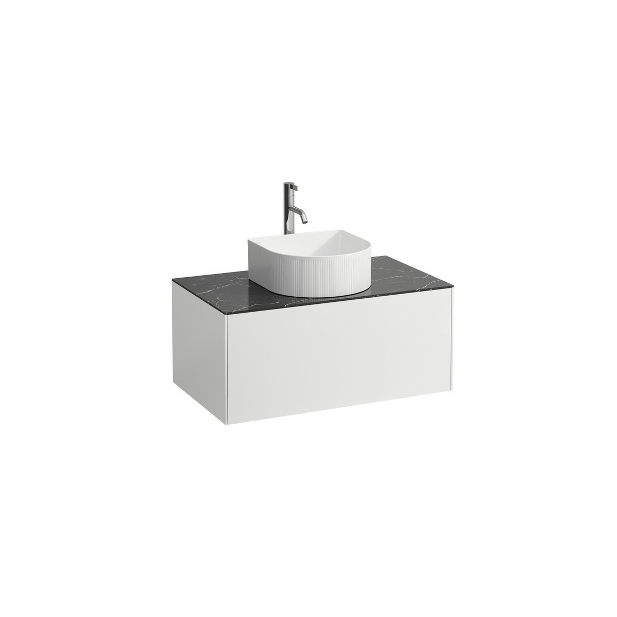 Meuble 1 tiroir sonar 80 bnmq - LAUFEN H4054150341431 