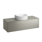 Élément de tiroir avec dessus sonar 120 titane - LAUFEN H4054210340421 