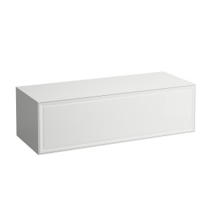 The new classic meuble sans découpe avec un tiroir blanc brillant 1175x455x350mm - LAUFEN H4060250856311 