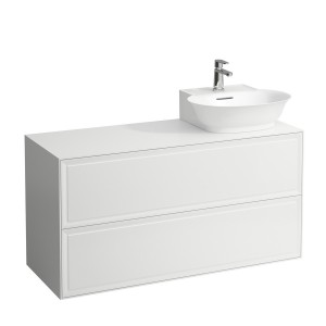 Meuble 2 tiroirs newclassic 120 blc - LAUFEN H4060880851701 