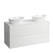 Meuble 2 tiroirs newclassic 120 blab - LAUFEN H4060890856311 
