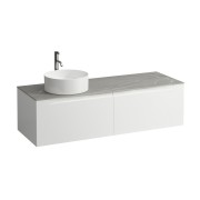 Arun 1400 2t avec découpe à gche plan piasentina grigio percé 1t multicolour - LAUFEN H4161361519991 