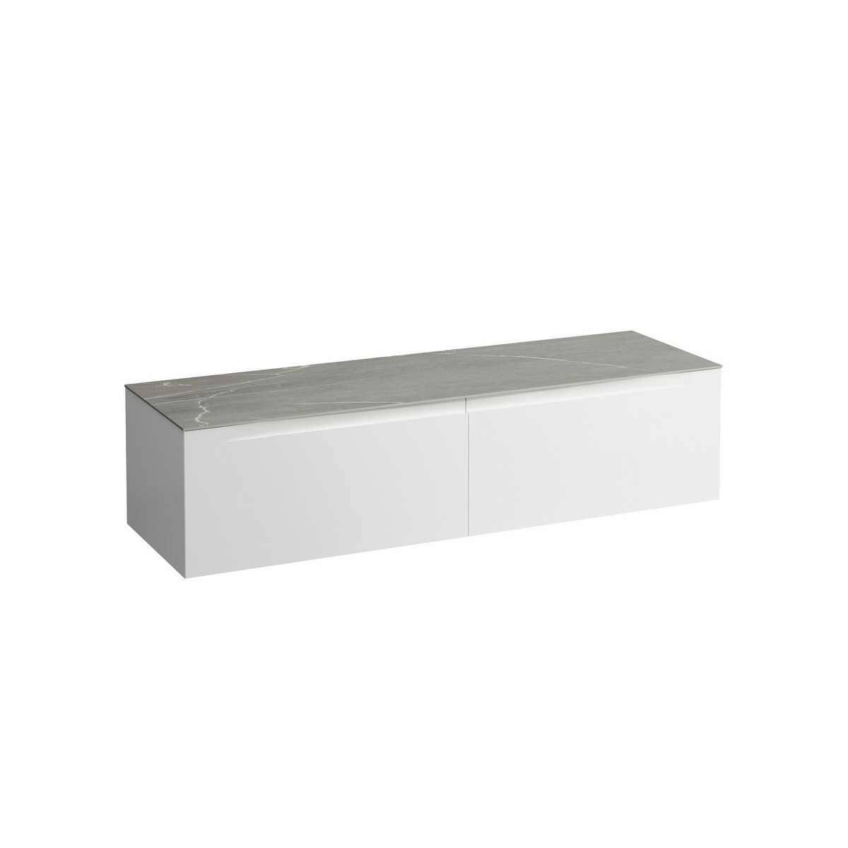 Arun meuble 1600 2t sans découpe plan piasentina grigio multicolour - LAUFEN H4161401519991 