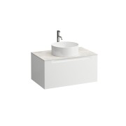 Arun 800 1t découpe centre plan botticino crema percé 1t multicolour - LAUFEN H4171051519991 