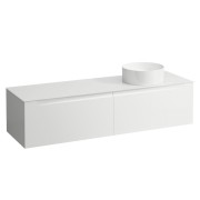 Arun 1600 2t avec découpe à dte plan en verre dépoli ton sur ton multicolour - LAUFEN H4181431519991 