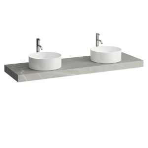 Arun plan 1600 déc à g et à d percé 1t sélection grès cérame - LAUFEN H4191491517701 