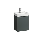 Meda meuble 450 1p charnières à d pr lave-mains 815111 gris traffic 435x340x515 - LAUFEN H4215410112661 