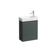 Meda meuble 460 1p charnières à d pr lave-mains 815113 gris traffic 435x220x515 - LAUFEN H4215520112661 