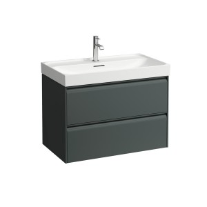 Meda meuble sous lavabo 800 2t pour lavabo 810117 gris traffic 785x450x515 mm - LAUFEN H4216120112661 