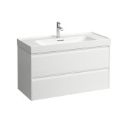 Meda meuble sous lavabo 1000 2t pour lavabo 810119 blanc mat 985x450x515 mm - LAUFEN H4216220112601 