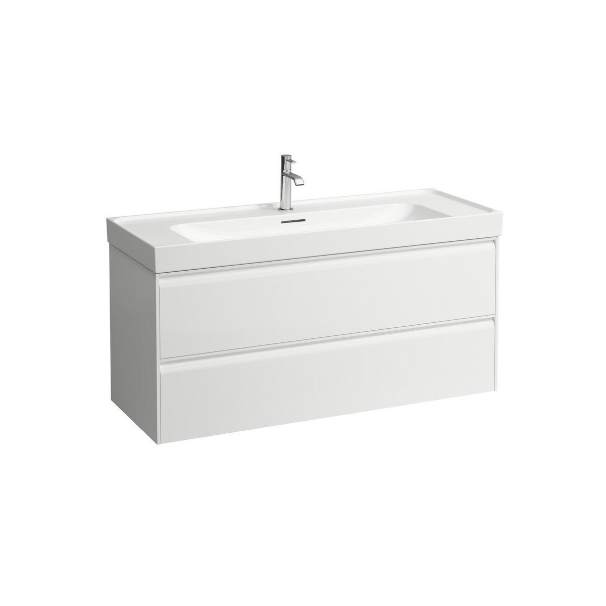 Meda meuble sous lavabo 1200 2t pour lavabo 814111 blanc mat 1180x450x515 mm - LAUFEN H4216320112601 