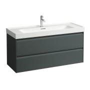 Meda meuble sous lavabo 1200 2t pour lavabo 814111 gris traffic 1180x450x515 mm - LAUFEN H4216320112661 