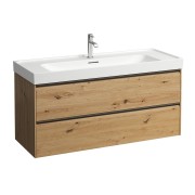 Meda meuble sous lavabo 1200 2t pour lavabo 814111 chêne sauvage 1180x450x515 mm - LAUFEN H4216320112671 