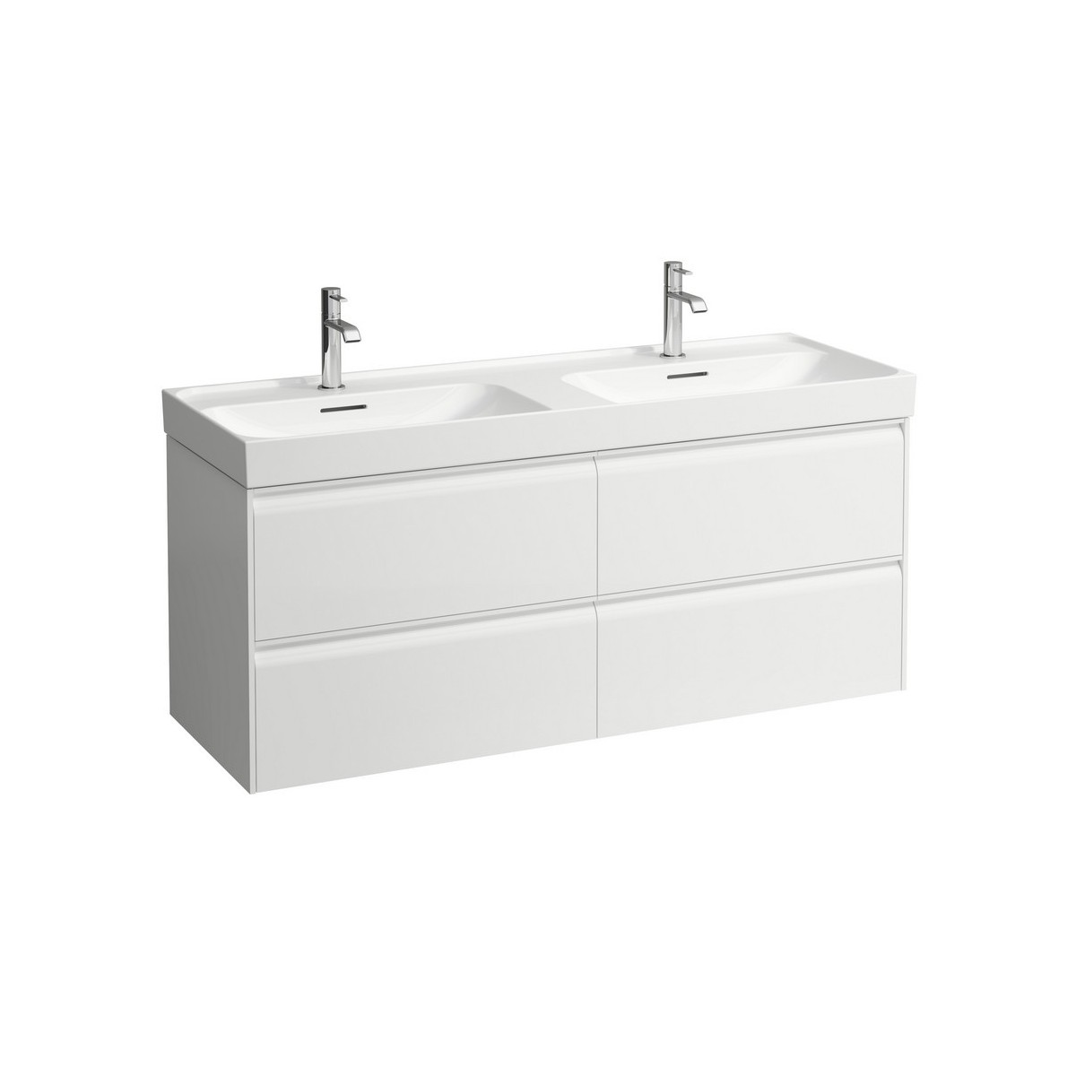 Meda meuble sous lavabo 1300 2t pour lavabo 814112 multicolour 1285x450x515 mm - LAUFEN H4216440119991 
