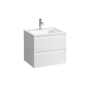 Meda meuble sous lavabo 600 2t pour lavabo marbond 814113 blanc mat 570x440x505 - LAUFEN H4216720112601 