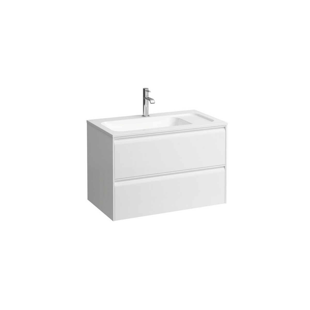 Meda meuble 800 2t pour lavabo marbond 814117 special colour 770x440x505 - LAUFEN H4216820119901 