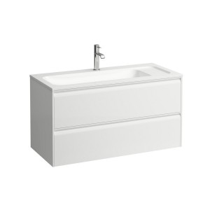Meda meuble 1000 2t pour lavabo marbond 814118 special colour 970x440x505 - LAUFEN H4216920119901 