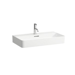Val lavabo mural ou à poser sur meuble non percé 750x420x115mm blanc mat - LAUFEN H8102857571091 