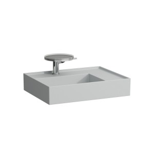Lavabo asymétrique droite kartell 60x46 grs mat - LAUFEN H8103347591111 