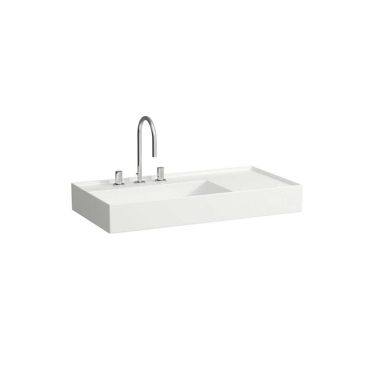 Lavabo asym. d kartell 90 lcab - LAUFEN H810338A001581 