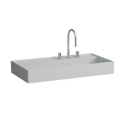 Lavabo asymétrique gauche kartell 90x46 grs mat - LAUFEN H8103397591111 