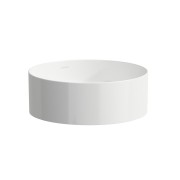 Living vasque à poser rond blanc lcc (laufen clean coat) 380x380x130 mm - LAUFEN H8114354001121 
