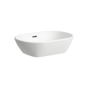 Lua vasque à poser, ovale non percé, sans trop-plein 500x350x135 mm blanc - LAUFEN H8120830001121 
