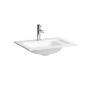 Meda lavabo slim en marbond à poser sur meuble blc 580x450x132 - LAUFEN H8141130001111 