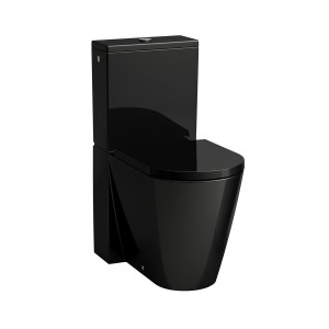 Wc-s-rés var ss br kartell 66 noir brillant - LAUFEN H8243370202311 