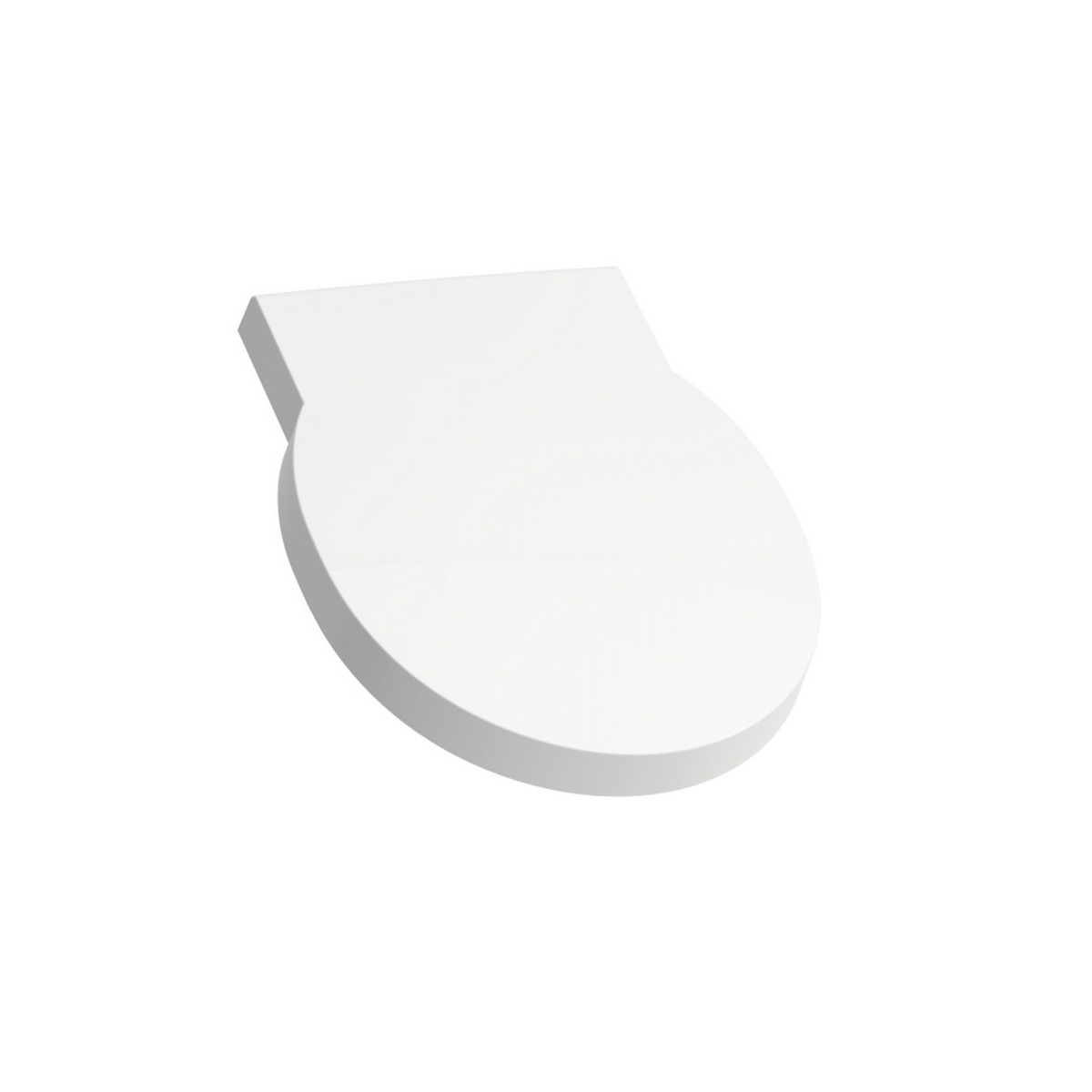 Val couvercle pour urinoir 840281 385x305x45 mm gris mat - LAUFEN H8942827590001 