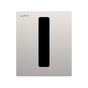 Plaque de cde pr urinoir capteur ineo e-au105 acier inoxydable brossé 125x10x145 - LAUFEN H9091059280001 