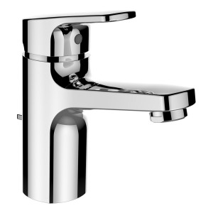 Citypro mitigeur de lavabo eco+ bec 110 mm avec vidage chromé - LAUFEN HF500941100000 