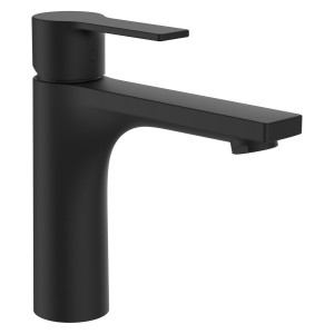 Swisstap mit lav eco+ bec fixe 140 mm ss vidage pvd titane noir mat - LAUFEN HF506104428000 