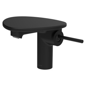 Ada mit lav tablette non percée bec 110 mm ss vidage pvd noir/noir mat - LAUFEN HF506702513060 