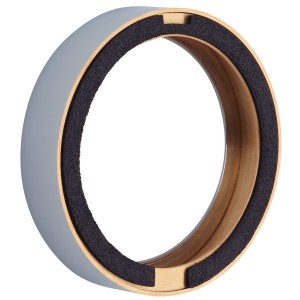 Bague de rallonge 'twin' 30 mm compatible avec l’habillage extérieur rond chromé - LAUFEN HF564002100000 