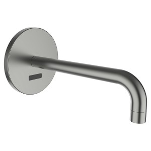 Twintronic robinet lav électr à enc av simibox alim pile pvd couleur inox - LAUFEN HF707025423060 