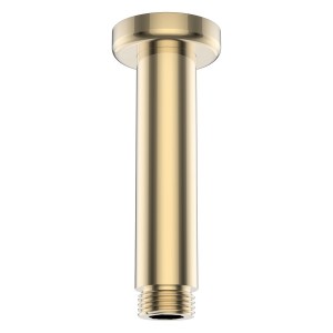 Bras de plafond pour pomme de douche pluie, avec rosace ronde, 100 mm pvd or - LAUFEN HF960098463001 