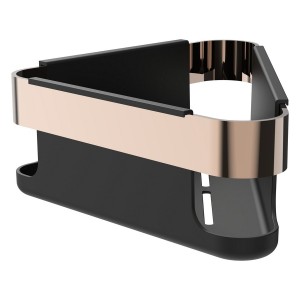 Niara panier mural d'angle de douche rose gold brossé 214x214x80 mm - LAUFEN H3850611620021 