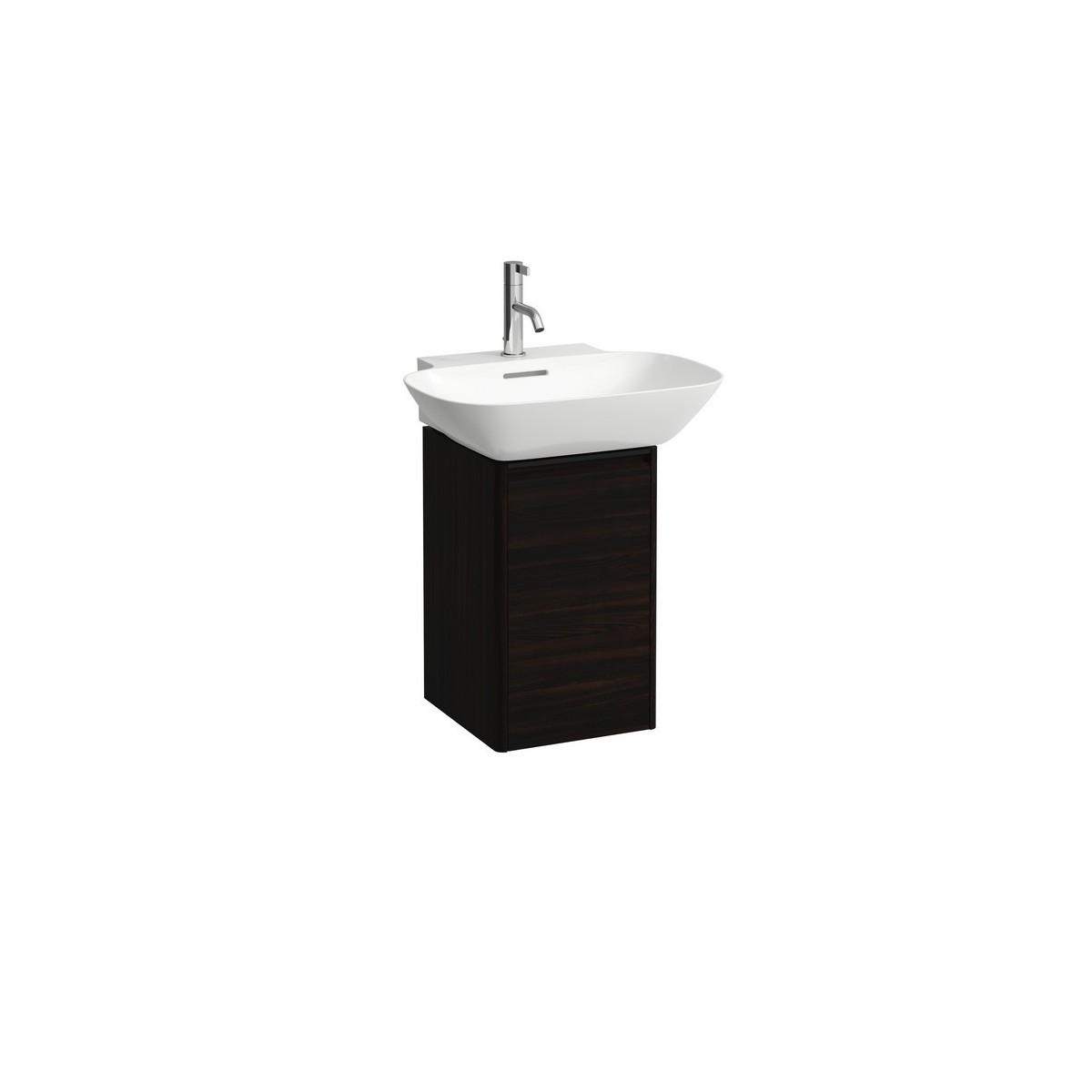 Base meuble f/ino 32x34 orme brun cg a/poig alu noir pr 810302 - LAUFEN H4030231102631 