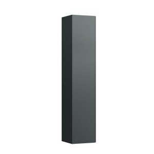 Lani armoire haute 1 porte charnières à gauche 355x335x1650mm gris traffic - LAUFEN H4037211122661 