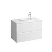 Lani meuble 800 2 tiroirs compatible avec lav h814074 blc mat 770x440x515 - LAUFEN H4042621122601 