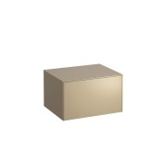 Sonar meuble sans découpe 575 mm avec un tiroir doré (laqué) 575x455x340 mm - LAUFEN H4054000340401 