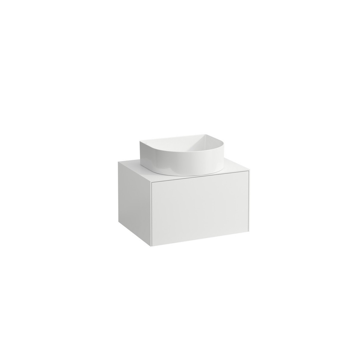 Meuble 1 tiroir sonar 60 blan - LAUFEN H4054010341701 
